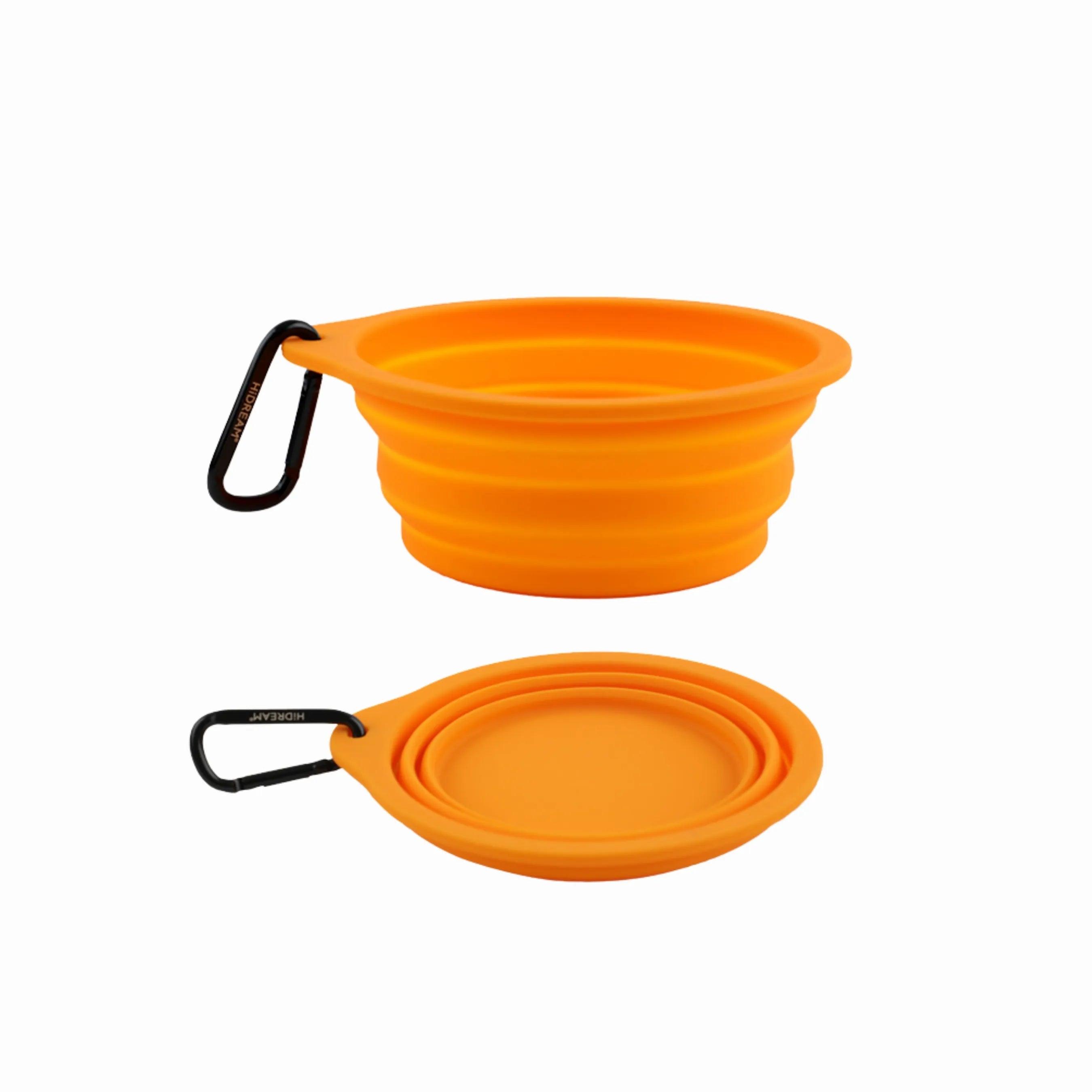 Portable Folding Pet Bowl Orange - YMOAs