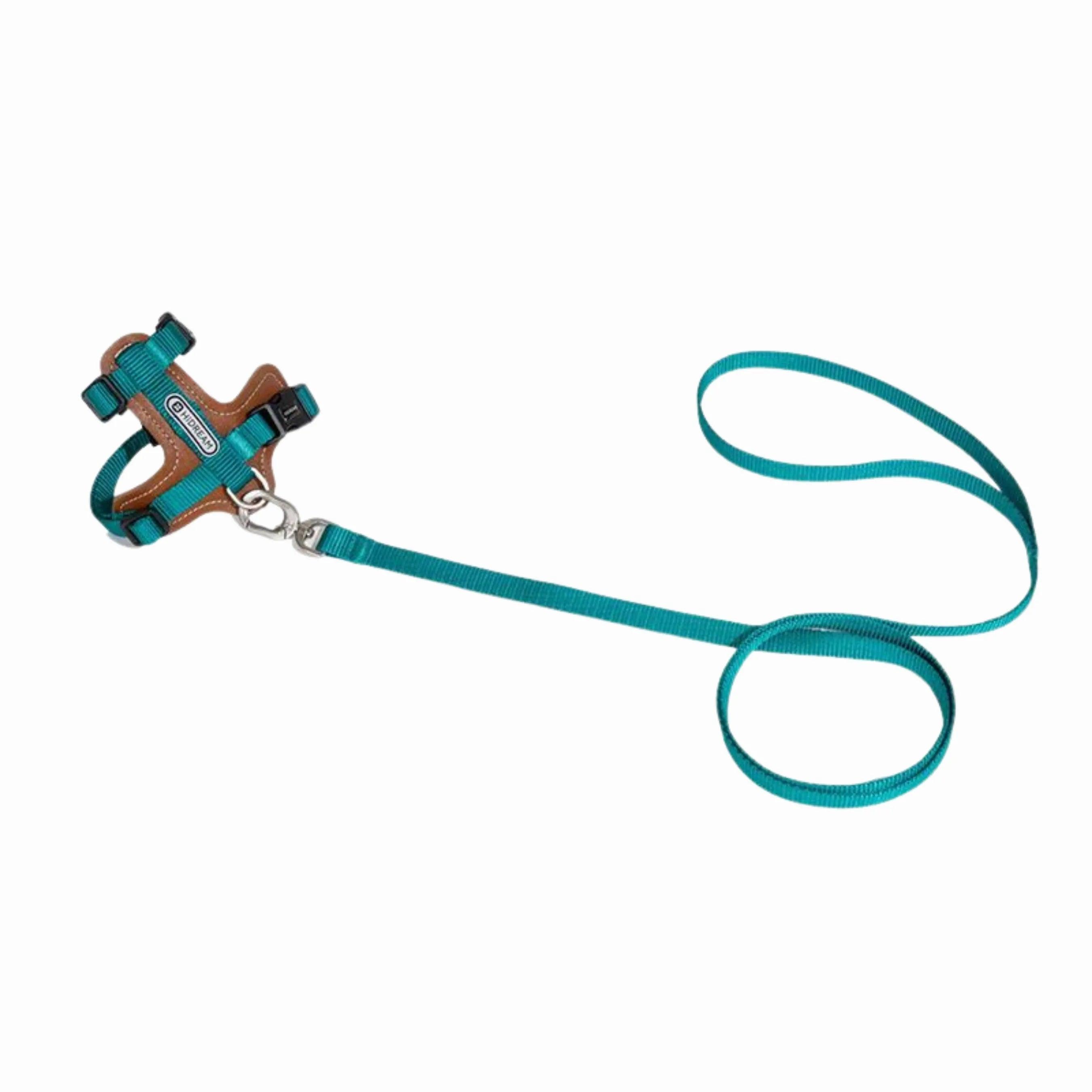 Heyday Harness and Leash Set for Cats Turquoise - YMOAs