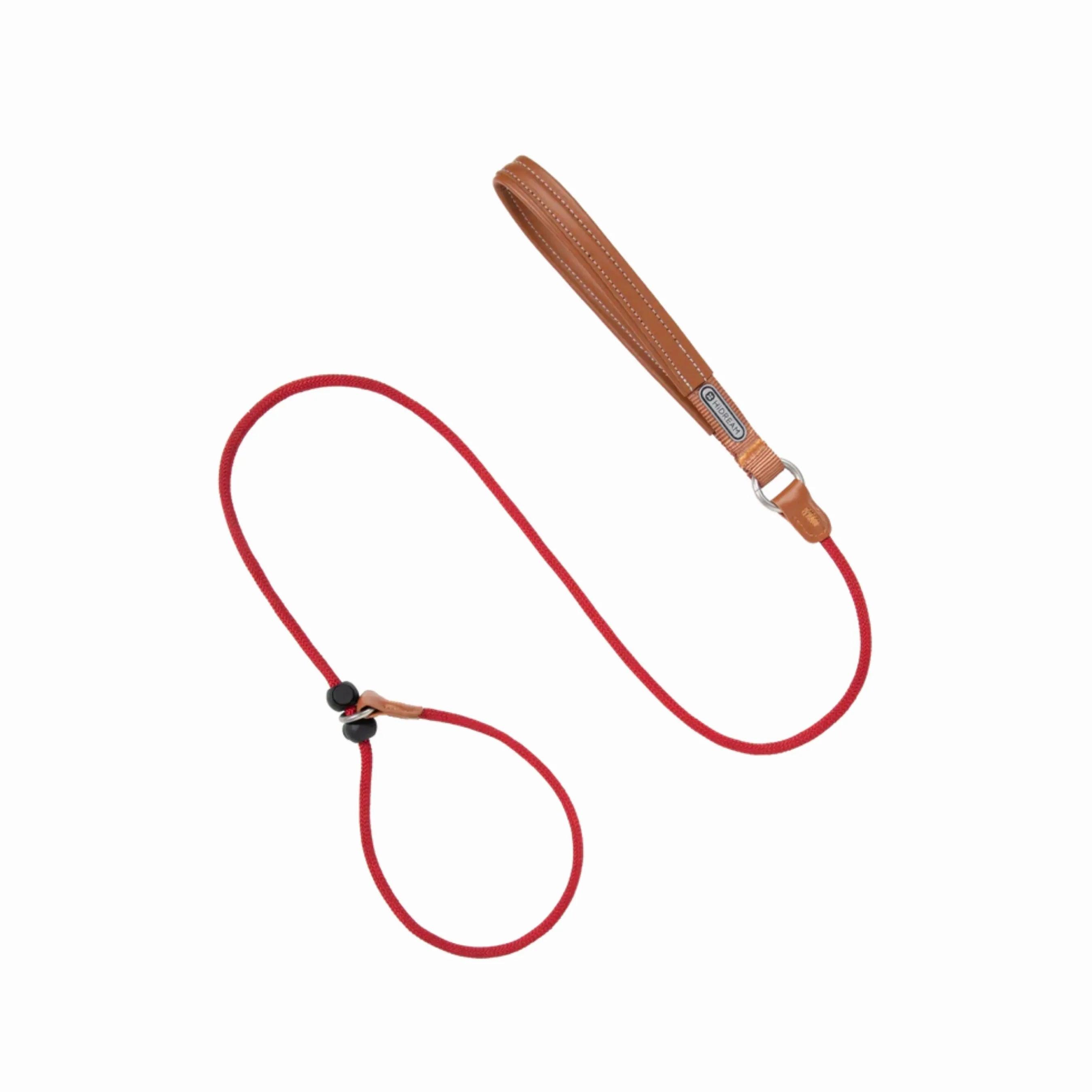 Heyday Soft-Grip Training Leash Crimson Red - YMOAs