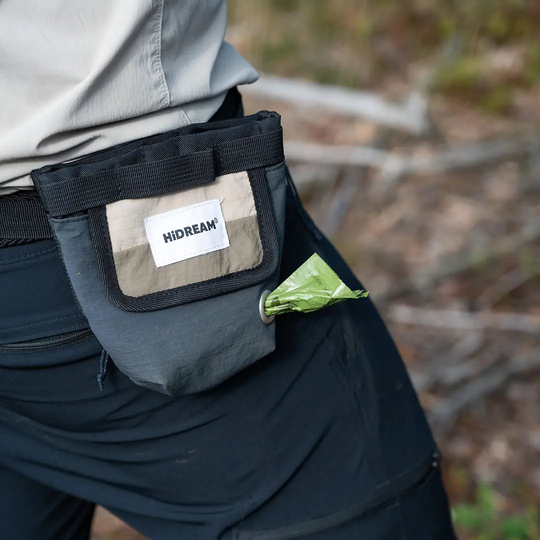 Train & Treat Pouch Charcoal Gray