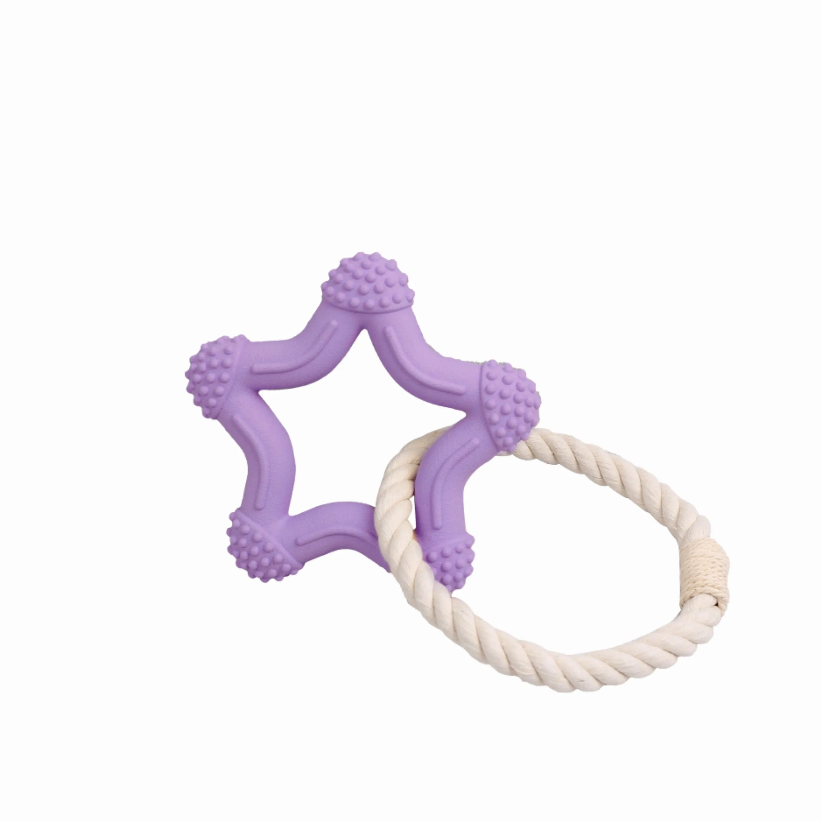 Nomi Star-Tug Dog Toy Lilac - YMOAs