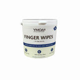 YMOAS Finger Wipes container for dogs and cats on a white background