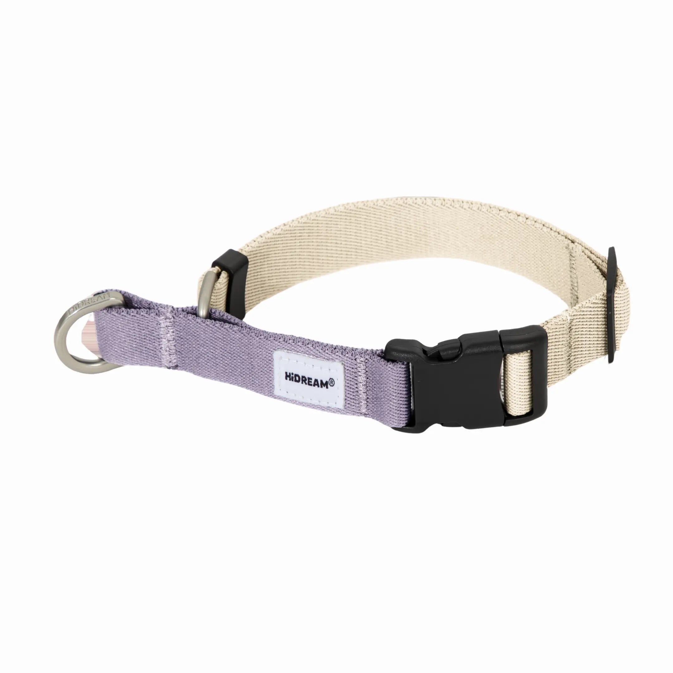 Heyday Hiker Anti - Pulling Dog Collar Lilac Cream - YMOAs - Heyday Hiker Anti - Pulling Dog Collar Lilac Cream