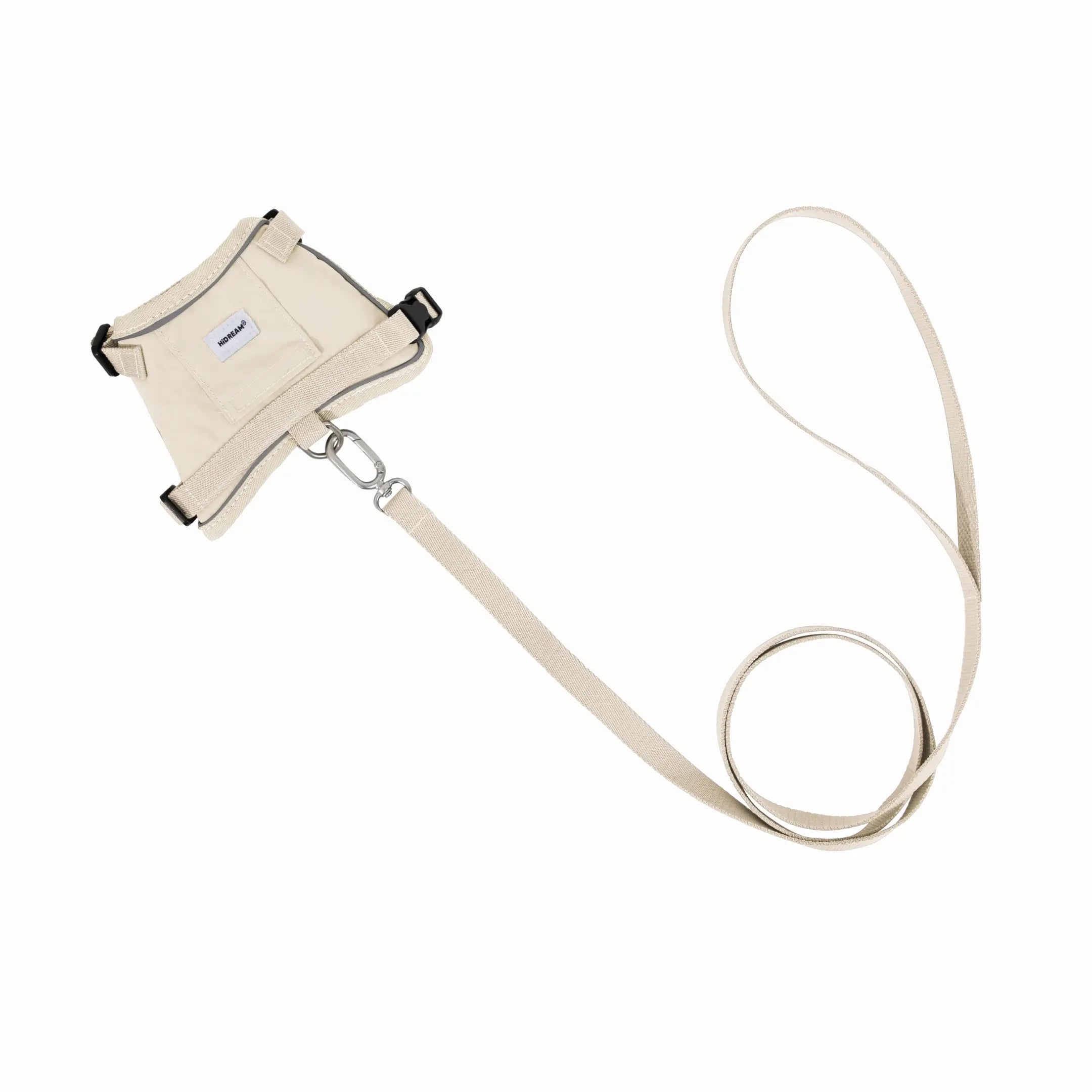 Reflective Cat Harness & Leash Set Cream Beige - YMOAs - Reflective Cat Harness & Leash Set Cream Beige