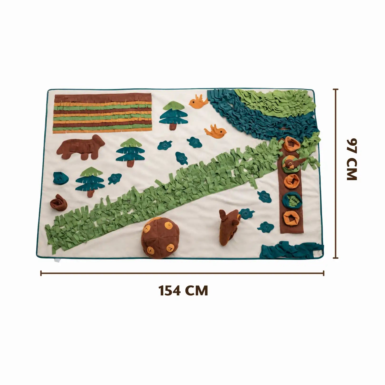 Nomi Woodland Adventure Snuffle Mat 154×97cm